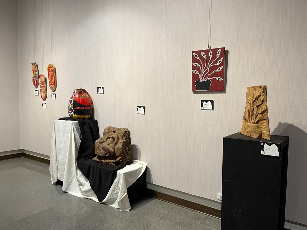 跟隨─來吉部落工藝展展區(立體作品)