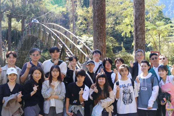 雲科大半導體人才培育計劃日籍生走入溪頭林海