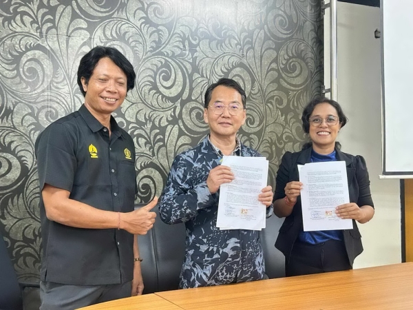 雲科大創設系攜手智慧象神學府峇里島甘尼薩教育大學，開創文化與科技融合新篇章！